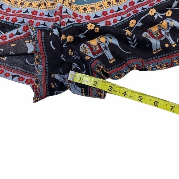 ANGIE Elephant Printed Strapless Romper Medium - Picture 12 of 13